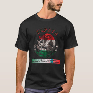 Camiseta Mexicano Revolução Folk Hero Emiliano Zapata