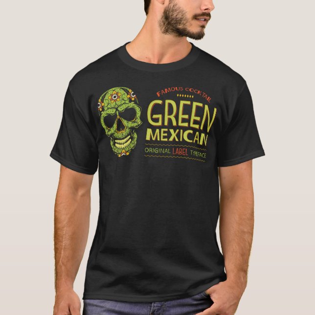 Camiseta mexicano verde1 (Frente)