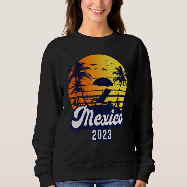 Camiseta Mexico 2023 Sunset Beach Retro (Frente)