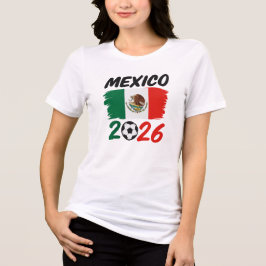 Camiseta Mexico 2026 Soccer Fan Design with Football