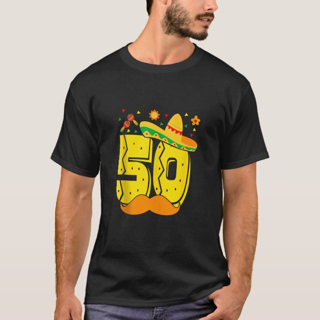 Camiseta México, 50º aniversário, 50 anos, parte do anivers (Frente)