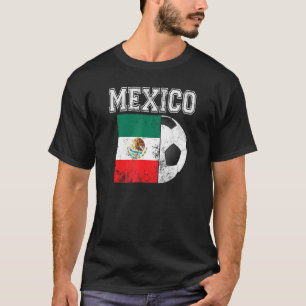 Camiseta México - Bandeira do Futebol de futebol