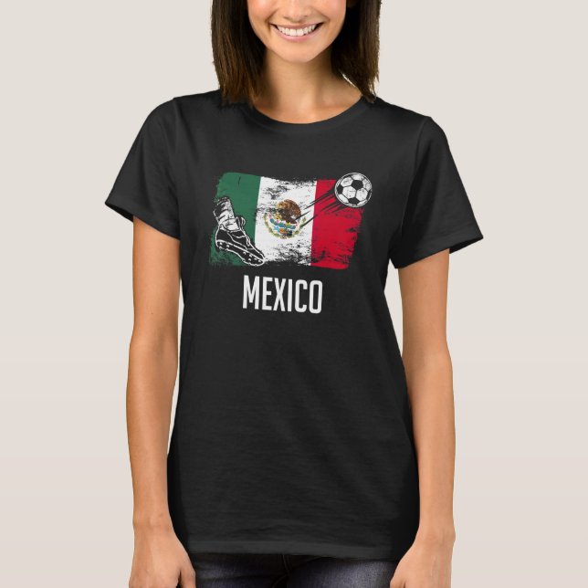 Camiseta México: Bandeira do México, Jersey (Frente)