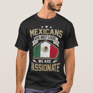Camiseta México: Bandeira do México: Meninas e mulheres mex