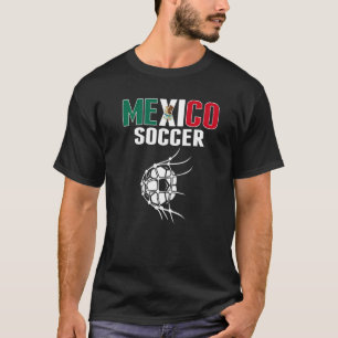 Camiseta México: Bola De Futebol No Net Goal Mexicano
