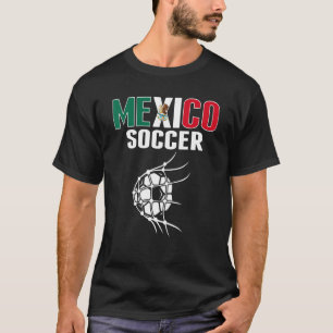 Camiseta México: Bola De Futebol No Net Goal Mexicano