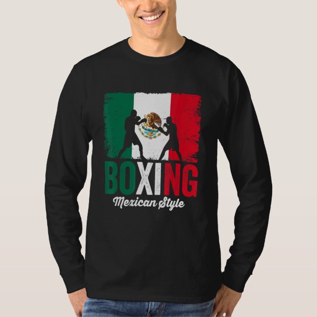 Camiseta México Boxer Mexicano Tradição de Boxing (Frente)