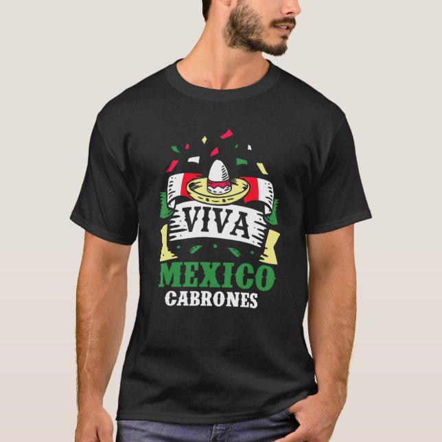 Camiseta México: Cabrones Orgulhosos do México (Frente)