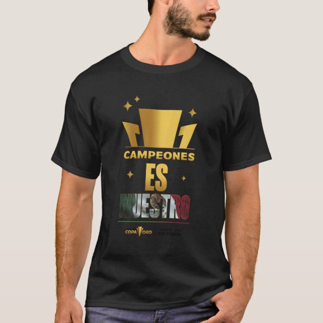 Camiseta México: Campeões Da Dourada Taça (Frente)