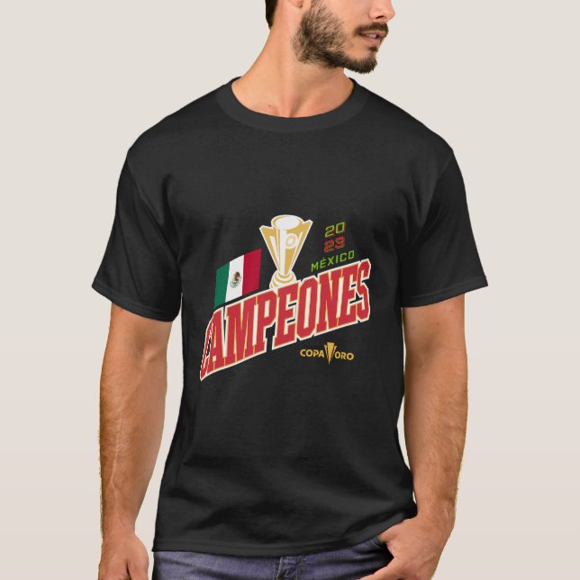 Camiseta México: Campeões Da Dourada Taça (Frente)