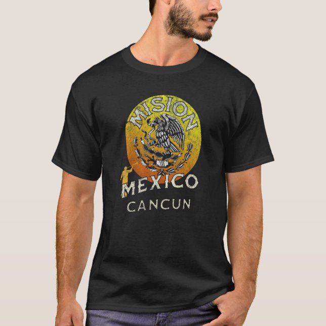 Camiseta Mexico Cancun LDS Mission Missionary   (Frente)