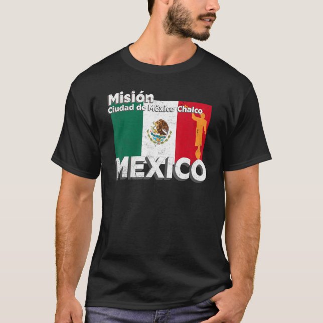 Camiseta Mexico CDMX Chalco LDS Mission Missionary (Frente)