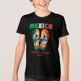 Camiseta México, Design de fuga tropical de fuga de Sacudir