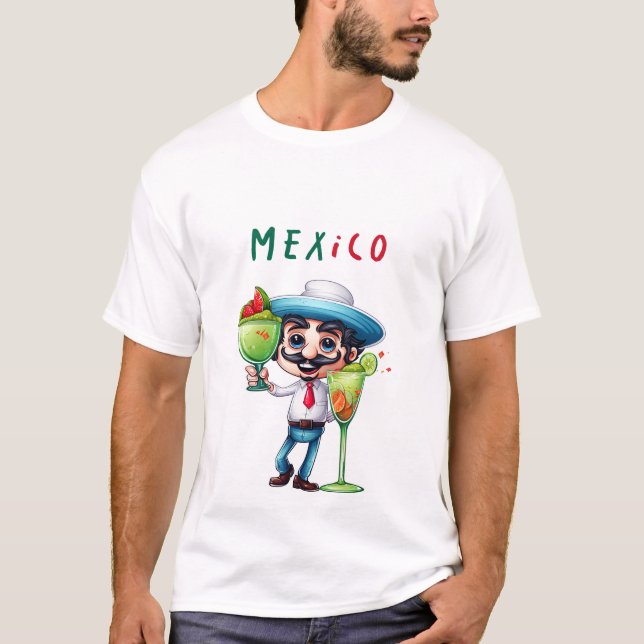 Camiseta México e Margarita (Frente)
