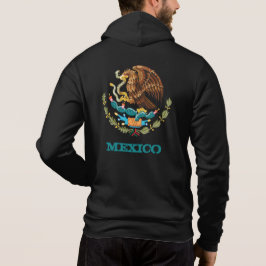 Camiseta México e México emblema da águia, moda de bandeira