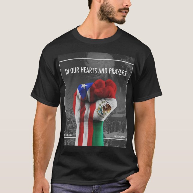 Camiseta México e Porto Rico Unidos (Frente)