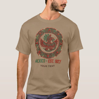 Camiseta México EST. 1927 Águila Azteca Cresta Vintage 