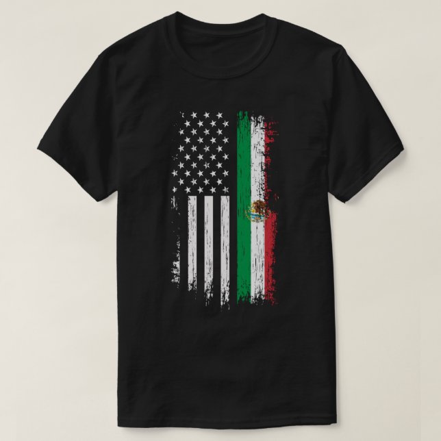 Camiseta México EUA Cultivou Raízes no Pavilhão Americano M (Frente do Design)