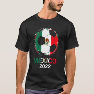 Camiseta México Flag 2022 Apoiante do Mex da Equipe de Fute