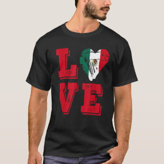 Camiseta México Flag Love México 1