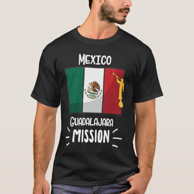 Camiseta Mexico Guadalajara Mormon LDS Mission Missionary (Frente)