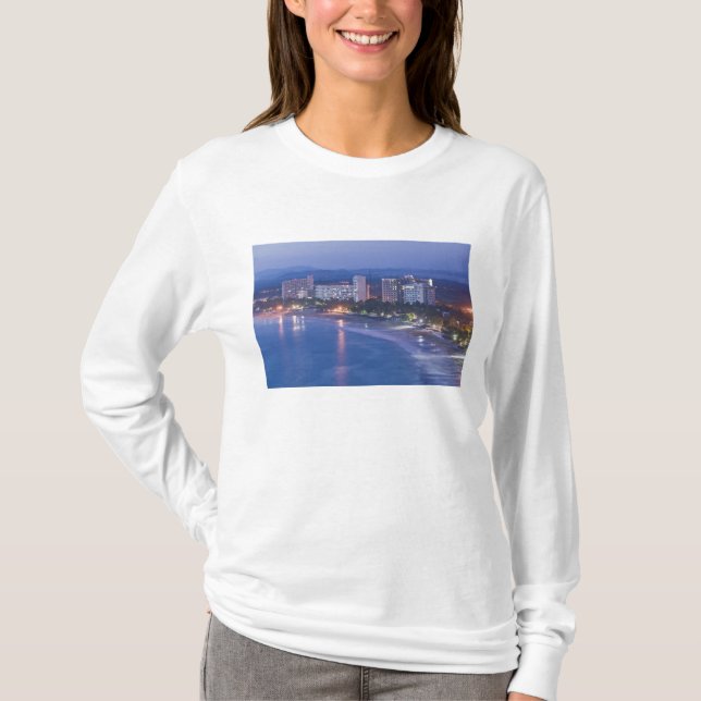 Camiseta México, Guerrero, Ixtapa. Hotéis Ixtapa ao longo (Frente)