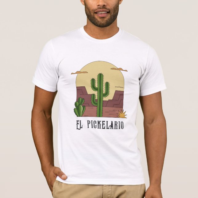 Camiseta México inspirou carta, Desert Cacto se diverte (Frente)