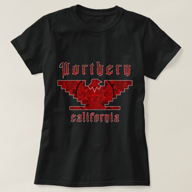 Camiseta México Mens Huelga Bird Flag Norther California Fa (Frente do Design)