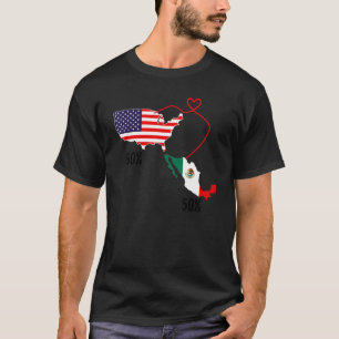 Camiseta México: Metade dos Estados Unidos da América Metad
