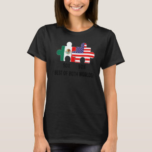Camiseta México: Metade dos Estados Unidos da América Metad
