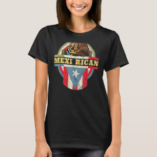 Camiseta México mexicano Porto Rico Bandeira México mexican