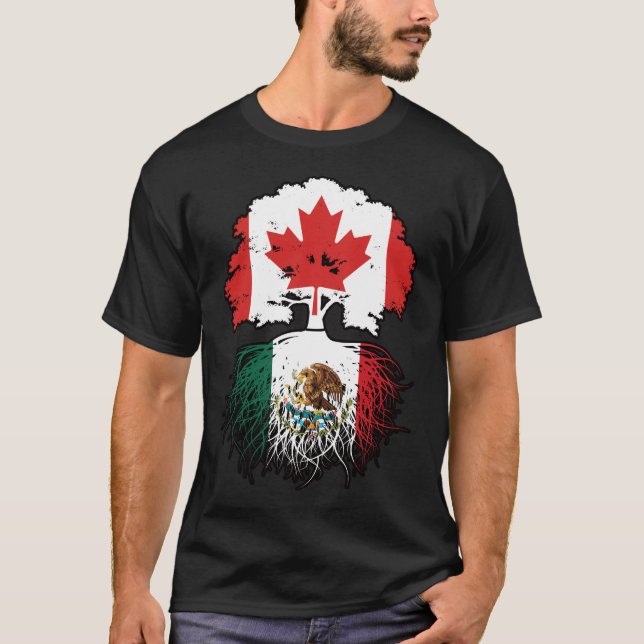Camiseta México, México, Canadá, Canadá, Sinalizador de Raí (Frente)