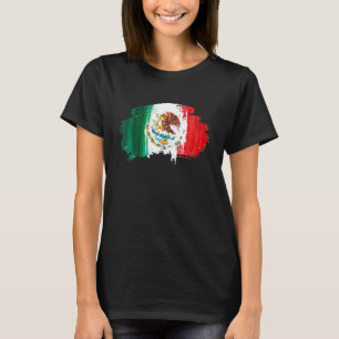 Camiseta México, México, Orgulho da Bandeira Eagle Red Gree
