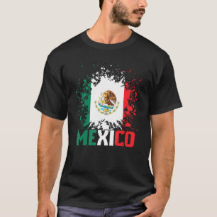 Camiseta México, México, Orgulho da Bandeira Eagle Red Gree