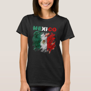 Camiseta México, México, Orgulho da Bandeira Eagle Red Gree