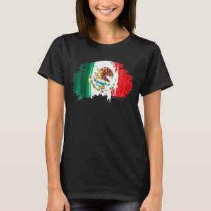 Camiseta México, México, Orgulho da Bandeira Eagle Red Gree