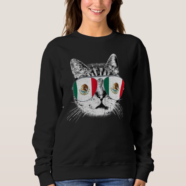 Camiseta México, México, região de bandeira do México, revo (Frente)