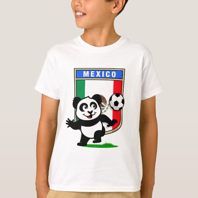 Camiseta México - Panda de Futebol (Frente)