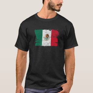 Camiseta México Sinalizador do Orgulho de Amizade Orgulho d