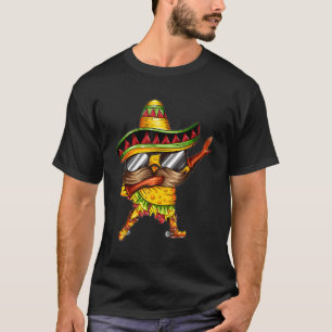 Camiseta México Taco Torna Dab Dabbing Men Mexicano Sombrer