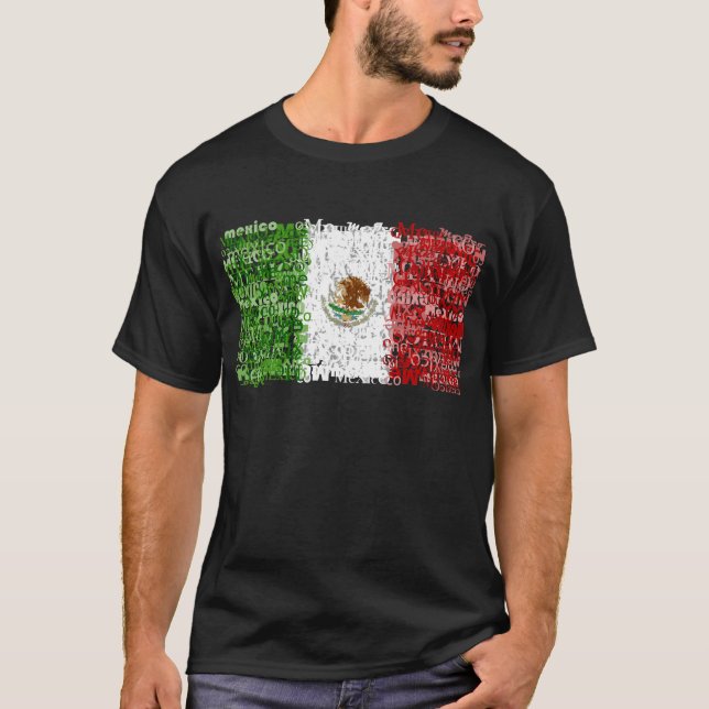 Camiseta México Textual (Frente)