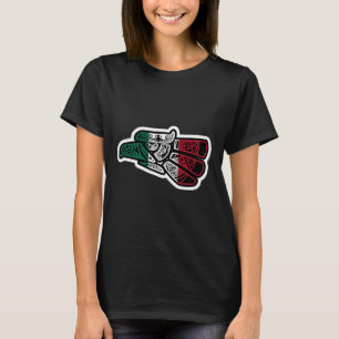Camiseta México Vintage Orgulho de Bandeira Mexicano Hecho