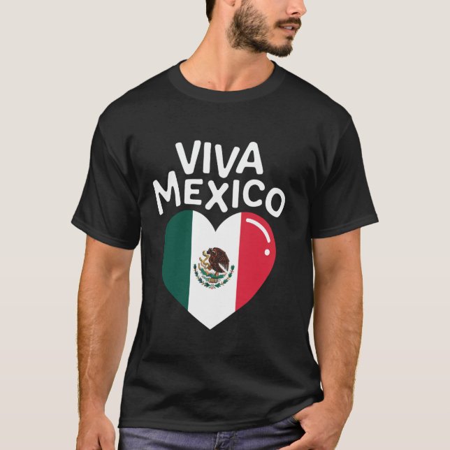 Camiseta México Viva México (Frente)