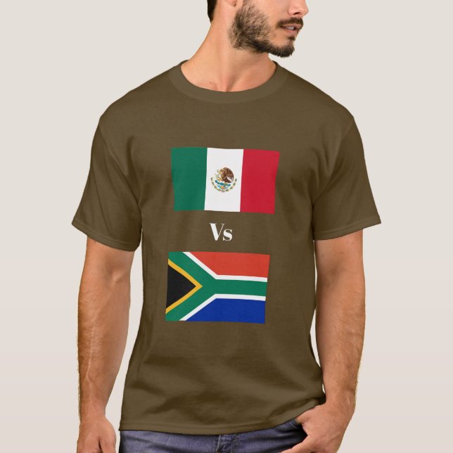 Camiseta México Vs África do Sul (Frente)