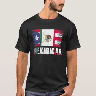 Camiseta Mexiricano México Bandeira Porto-riquenha Orgulho