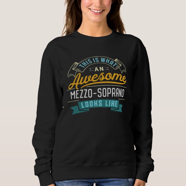 Camiseta Mezzo Soprano  Awesome Job Occupation Graduation (Frente)