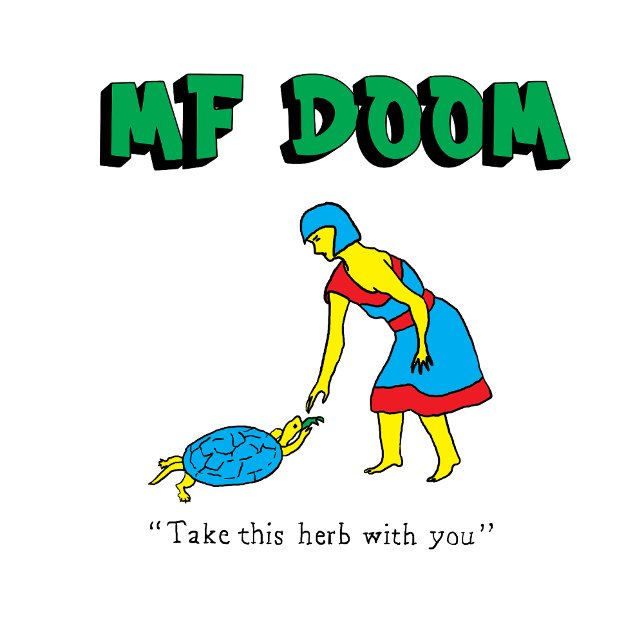 Camiseta MF DOOM Take This Herb With You Unisex Band Shirt (Criador carregado)