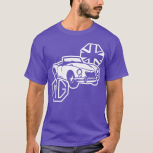 Camiseta MG MGA Carro Esportivo Britânico Clássico retrô