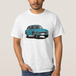 Camiseta MG MGB GT - azul - cores turquesas - selecione uma