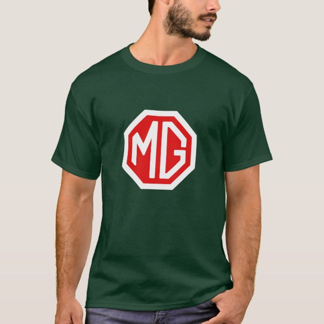 Camiseta MG Octagon (vermelho/branco) (Frente)